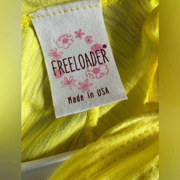 Freeloader Yellow Tank Dress Size M - Picture 3 of 4